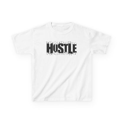 Hustle Kids Tee, Motivational Youth Shirt, Boys and Girls Tee, Active Wear, Trendy Kids Clothing - TINMICO