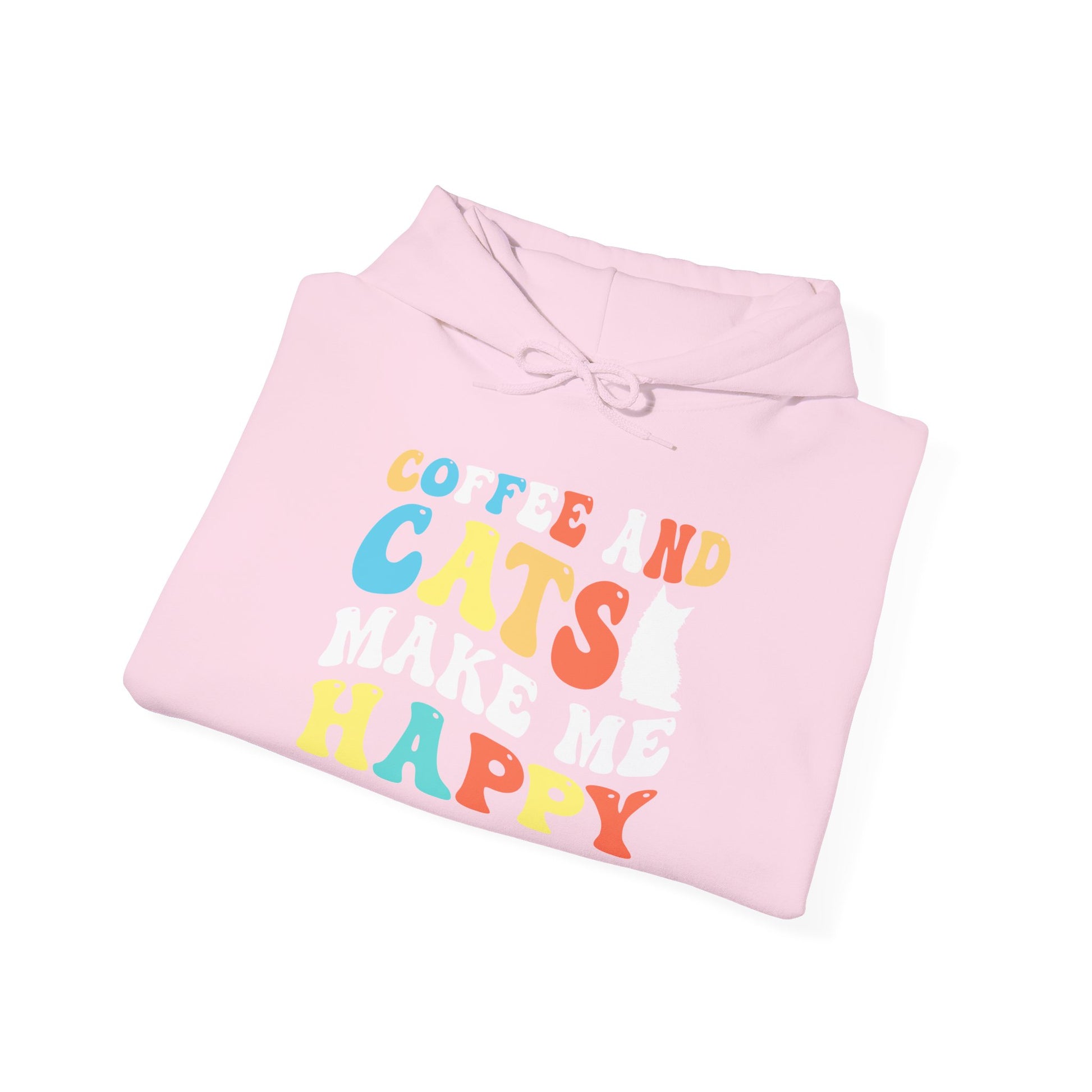 Coffee and Cat Lover Unisex Hoodie Sweatshirt - TINMICO