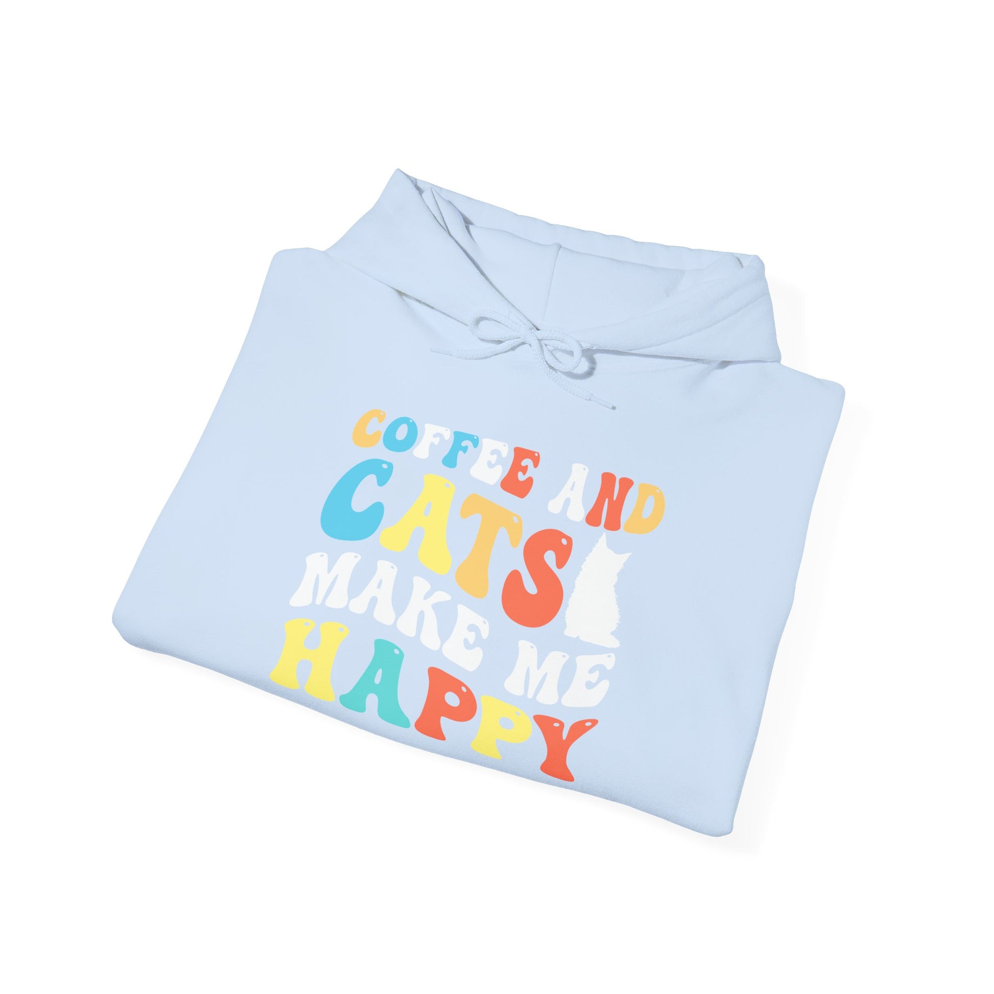 Coffee and Cat Lover Unisex Hoodie Sweatshirt - TINMICO