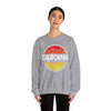 California Sunset Crewneck Sweatshirt, Unisex California Graphic Sweatshirt, Los Angeles Sweatshirt, Beach Vibe Sweatshirt, Casual - TINMICO
