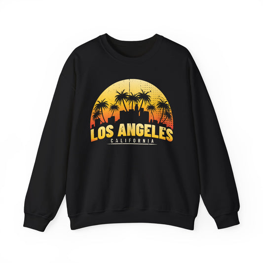 Los Angeles Sweater, California Crewneck, Urban Style Sweatshirt, Travel Gift, Cozy Apparel for Any Occasion - TINMICO