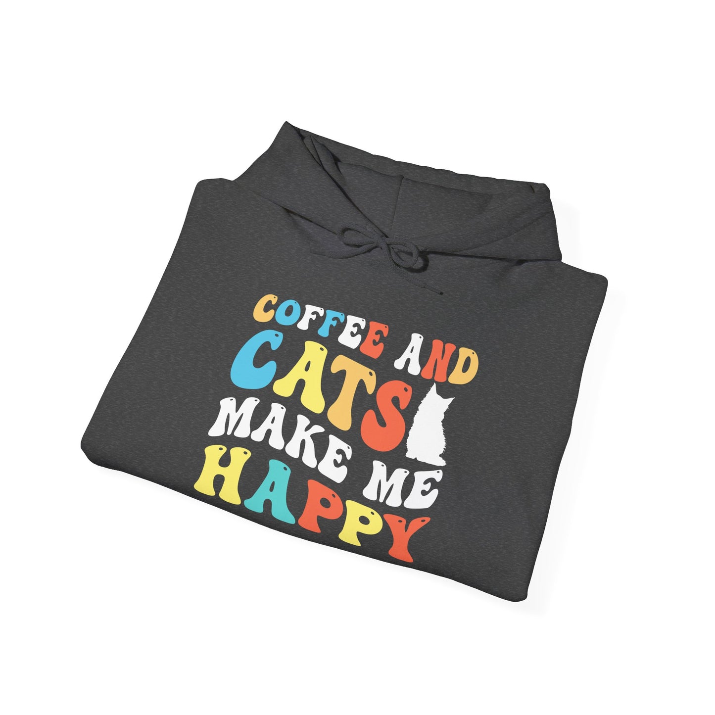 Coffee and Cat Lover Unisex Hoodie Sweatshirt - TINMICO