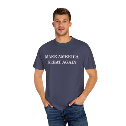 Make America Great Again Unisex Garment-Dyed T-Shirt, Casual Wear, Graphic Tee, Soft Cotton Shirt, Gift for Friends - TINMICO