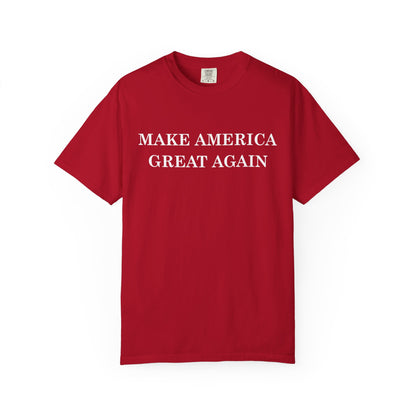 Make America Great Again Unisex Garment-Dyed T-Shirt, Casual Wear, Graphic Tee, Soft Cotton Shirt, Gift for Friends - TINMICO