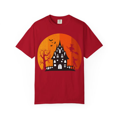 Halloween Themed Unisex T-Shirt, Spooky Shirt, Fall Apparel, Harvest Festival Top, Trick or Treat Tee, Ghostly Design Shirt - TINMICO