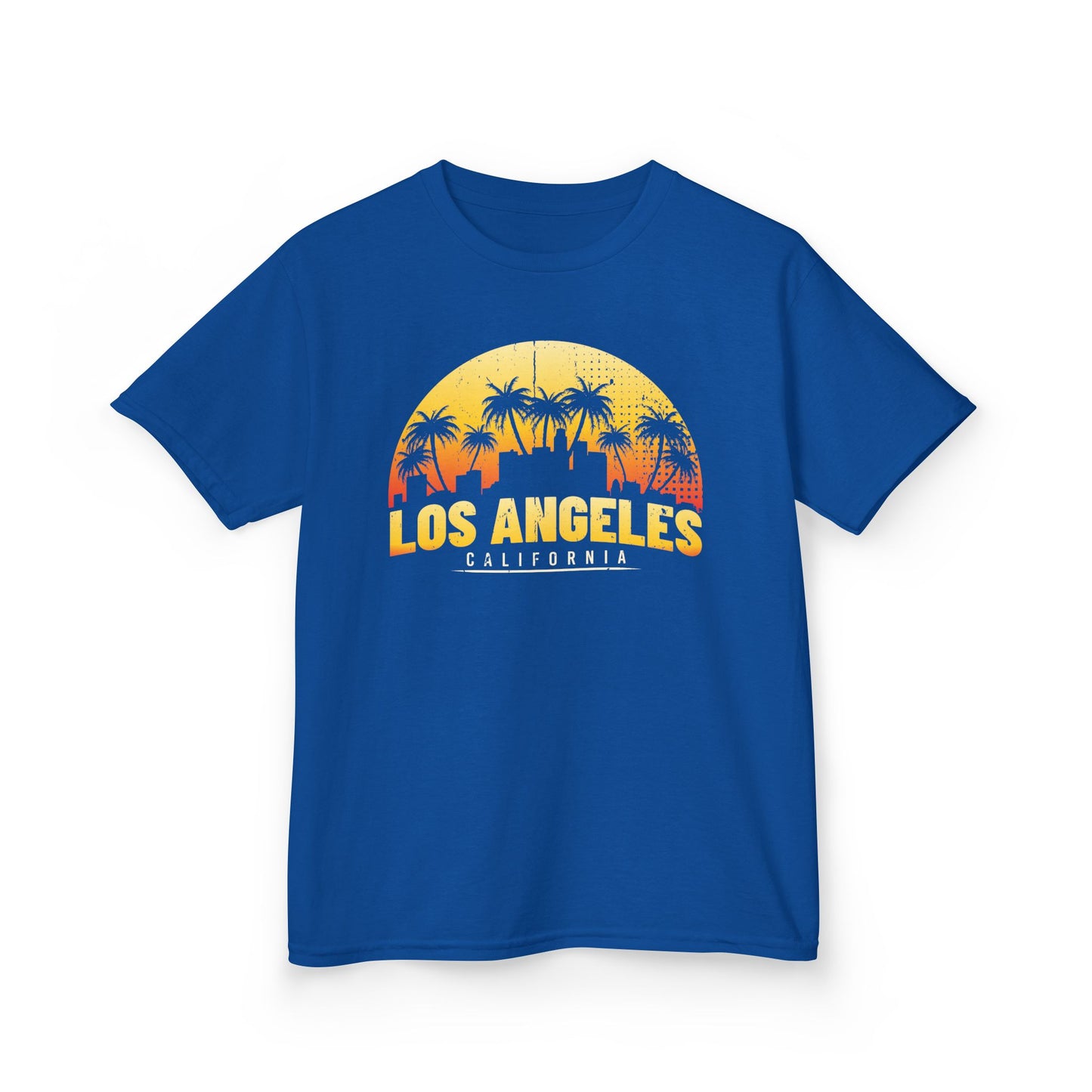 California Kids Tee - Vintage Los Angeles Graphic Cotton T-Shirt, Summer Kids Clothes, Palm Tree Tee, Fun Gift for Kids, Vacation Wear - TINMICO