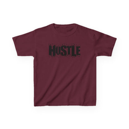 Hustle Kids Tee, Motivational Youth Shirt, Boys and Girls Tee, Active Wear, Trendy Kids Clothing - TINMICO