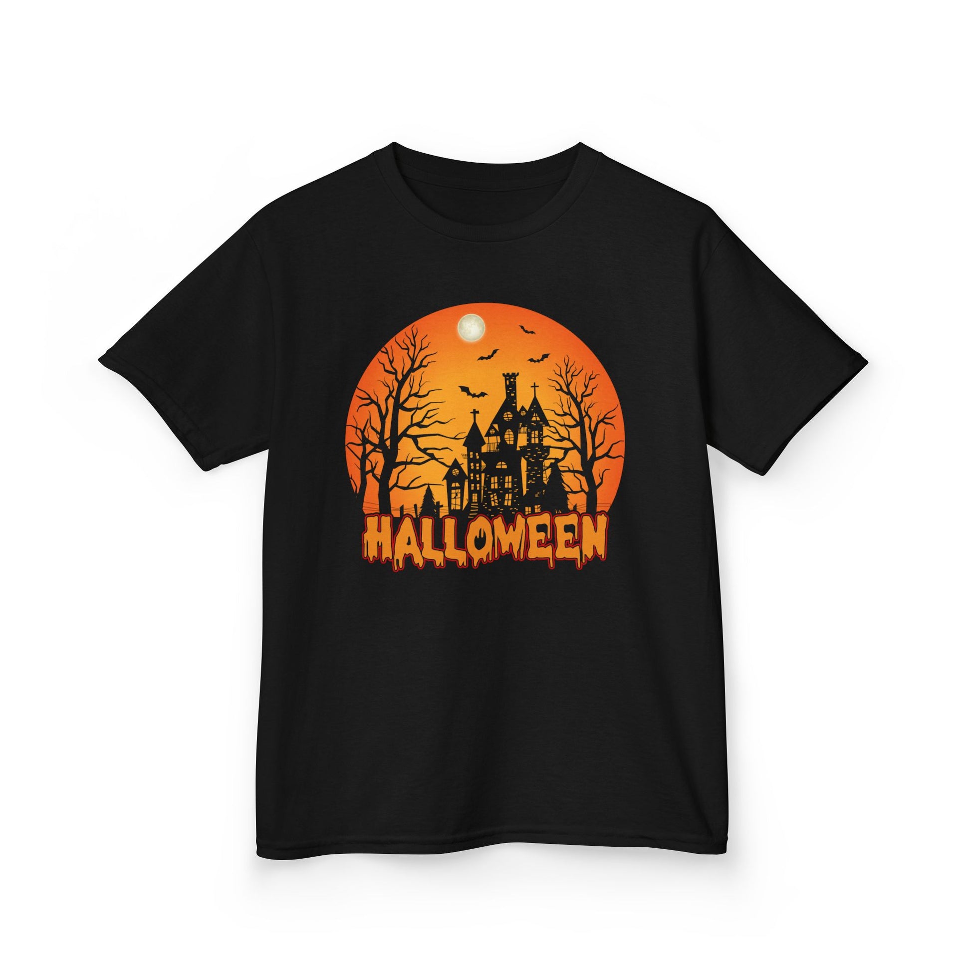 Halloween Kids Tee, Spooky T-Shirt for Children, Holiday Apparel, Costume Party Shirt, Fun Kids Clothing - TINMICO