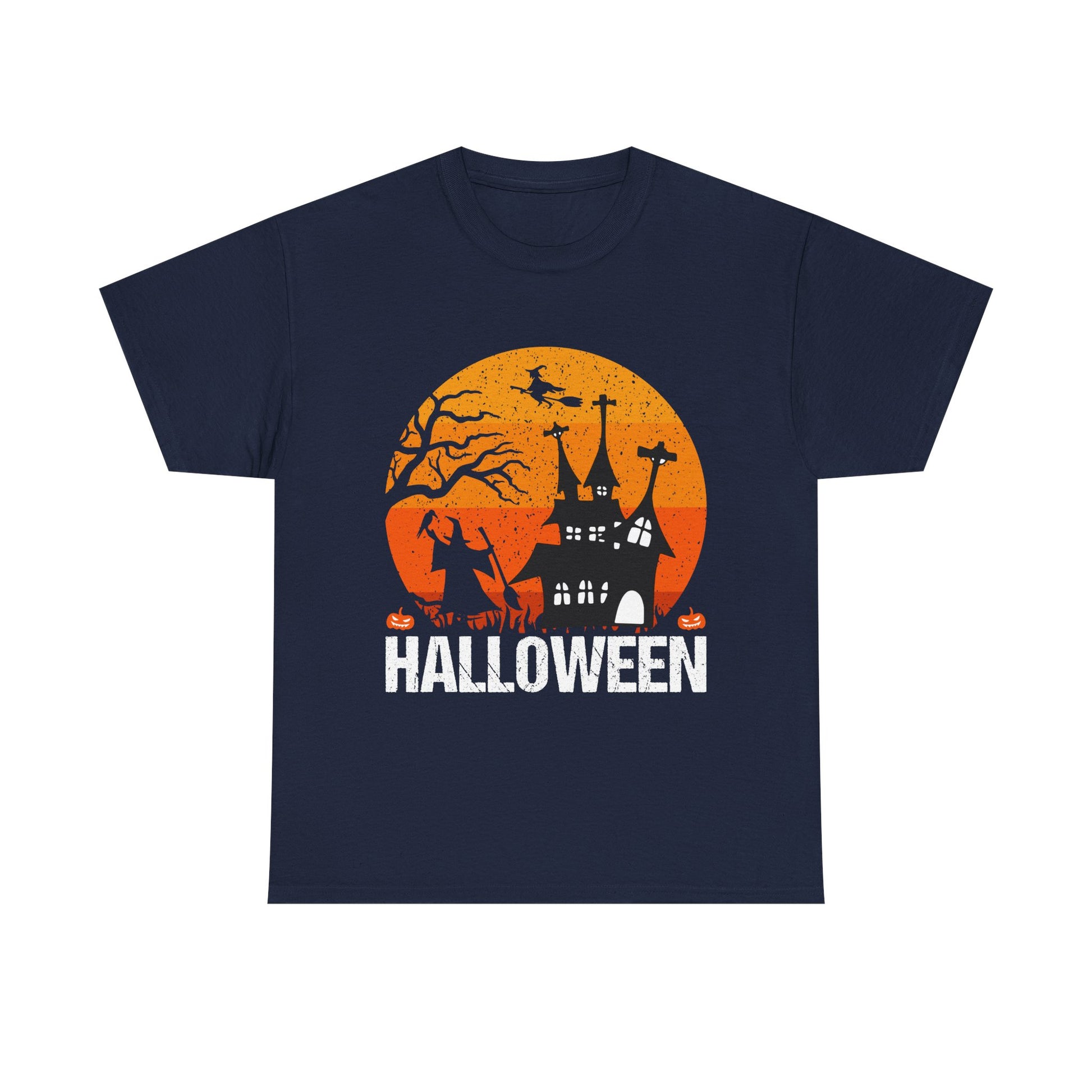 Halloween Themed Unisex Tee, Spooky Cotton Shirt, Halloween Costume Top, Fall Festival Apparel, Trick or Treat Tee - TINMICO
