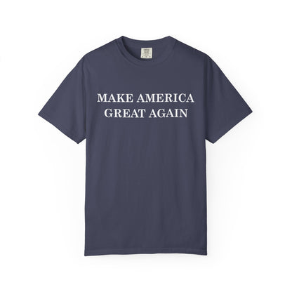 Make America Great Again Unisex Garment-Dyed T-Shirt, Casual Wear, Graphic Tee, Soft Cotton Shirt, Gift for Friends - TINMICO