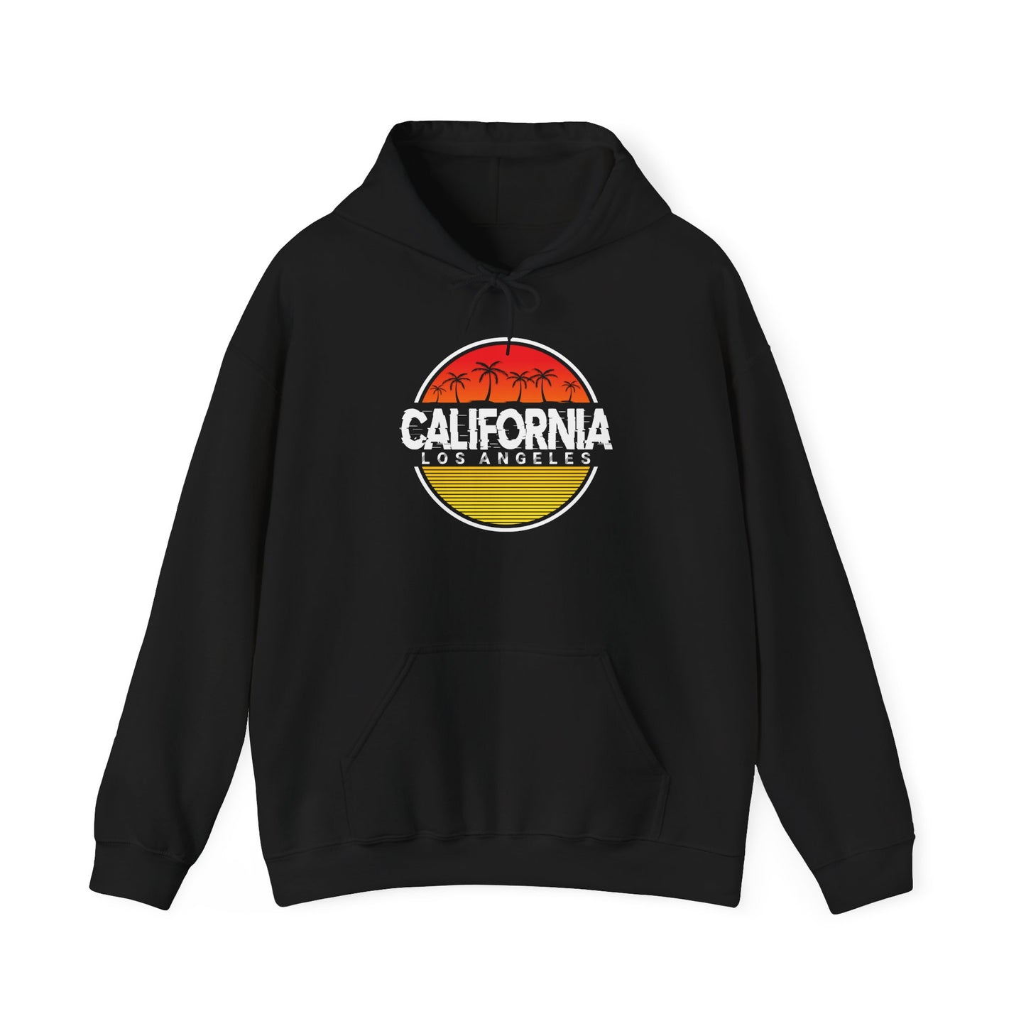 California Sunset Hoodie, Unisex Sweatshirt, Cozy California Vibes, Los Angeles Apparel, Gift for Him/Her, Casual Wear - TINMICO