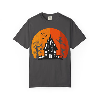 Halloween Themed Unisex T-Shirt, Spooky Shirt, Fall Apparel, Harvest Festival Top, Trick or Treat Tee, Ghostly Design Shirt - TINMICO