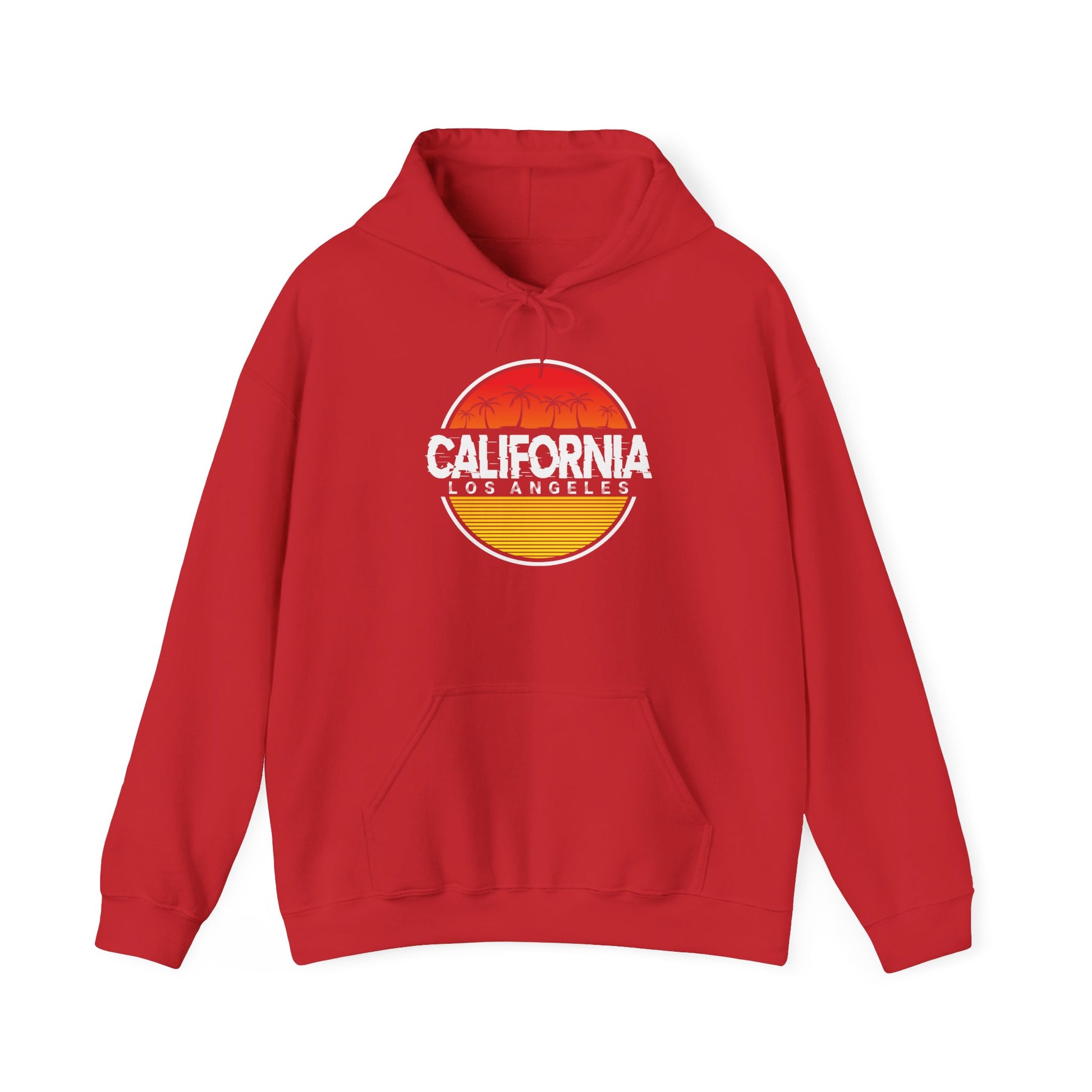 California Sunset Hoodie, Unisex Sweatshirt, Cozy California Vibes, Los Angeles Apparel, Gift for Him/Her, Casual Wear - TINMICO