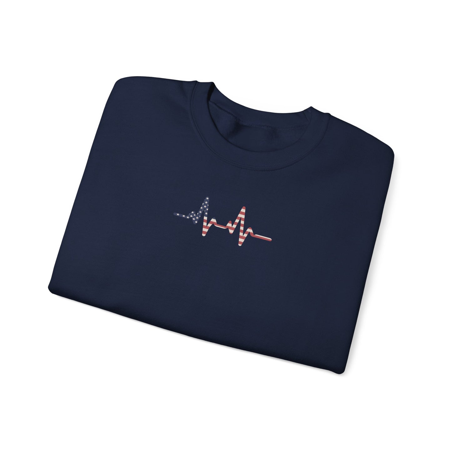 Heartbeat ECG Unisex Sweatshirt, Cozy Crewneck for Medical Professionals, Gift for Nurses, Heart Health Awareness, Casual Fall Wear - TINMICO