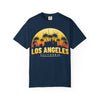 Los Angeles Sunset T-Shirt, California Graphic Tee, Beachwear, Vacation Shirt, Travel Gift, Summer Outfit - TINMICO