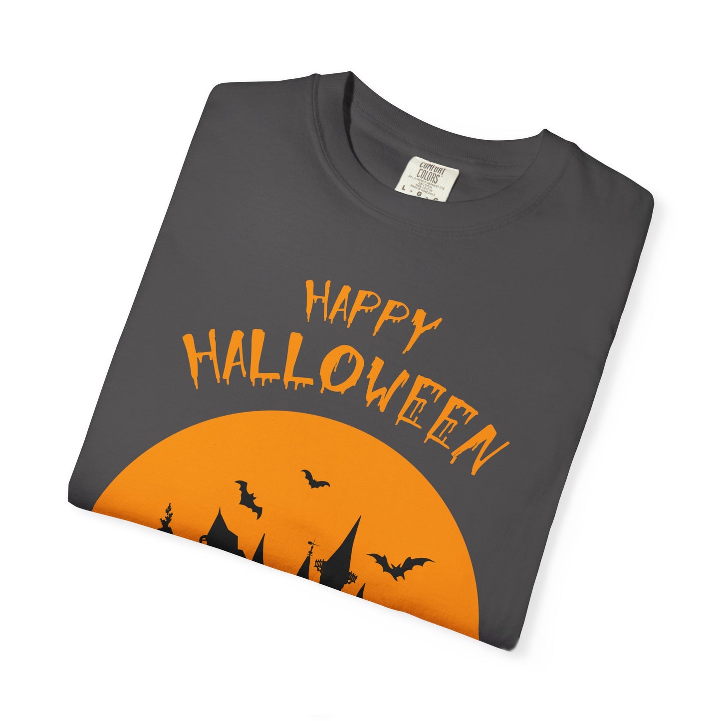Halloween Graphic T-shirt, Spooky Tee for Trick or Treat, Unisex T-shirt for Fall Celebrations, Halloween Party Shirt, Cozy Casual Wear - TINMICO
