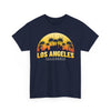 Los Angeles Sunset Graphic Tee | Unisex Heavy Cotton Shirt, California Style T-Shirt, Summer Outfit, Presentation Gift, Music Festival Top - TINMICO
