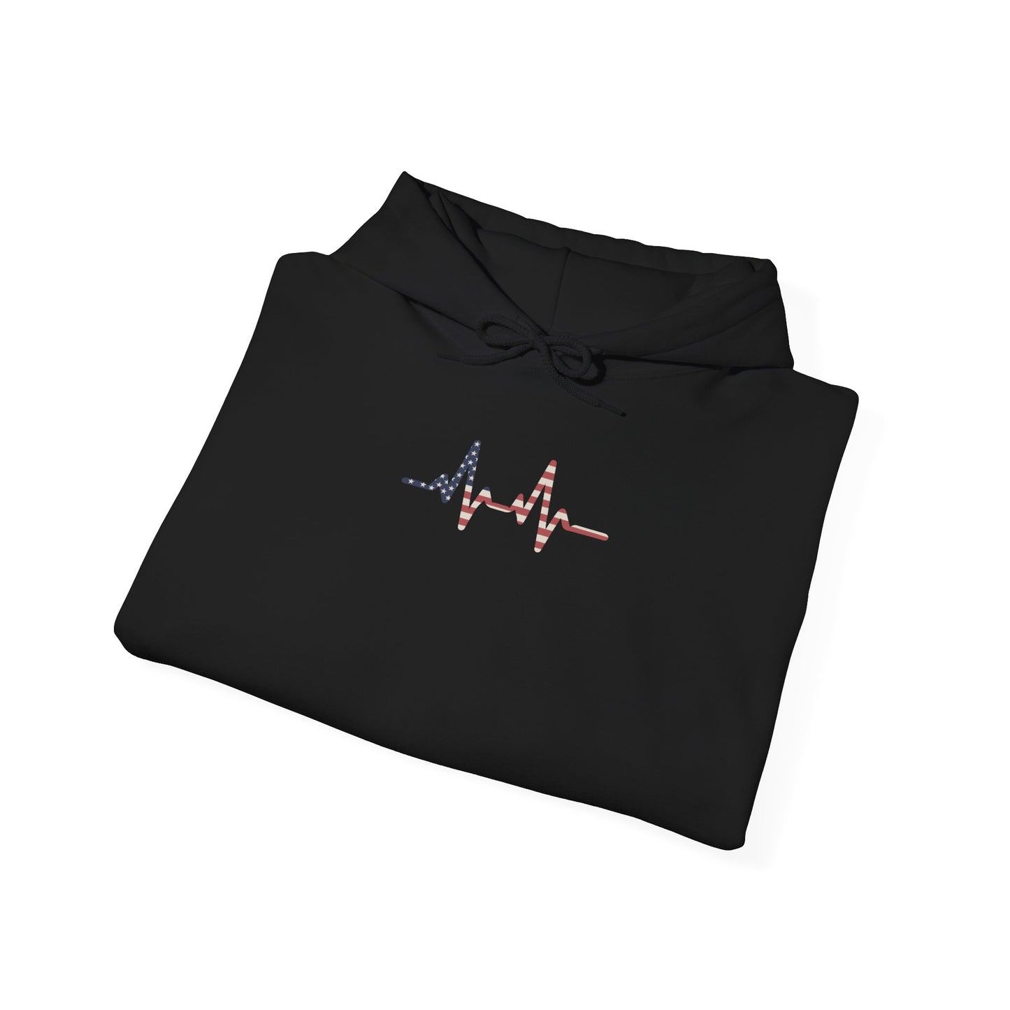 Heartbeat Graphic Hoodie, Unisex Sweatshirt, Medical Practice Gift, Fitness Wear, Casual Style, Heartbeat Design Apparel - TINMICO