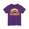 Los Angeles Sunset Graphic Tee | Unisex Heavy Cotton Shirt, California Style T-Shirt, Summer Outfit, Presentation Gift, Music Festival Top - TINMICO