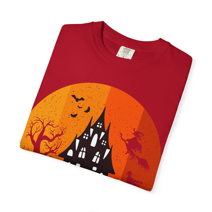 Halloween Themed Unisex T-Shirt, Spooky Shirt, Fall Apparel, Harvest Festival Top, Trick or Treat Tee, Ghostly Design Shirt - TINMICO