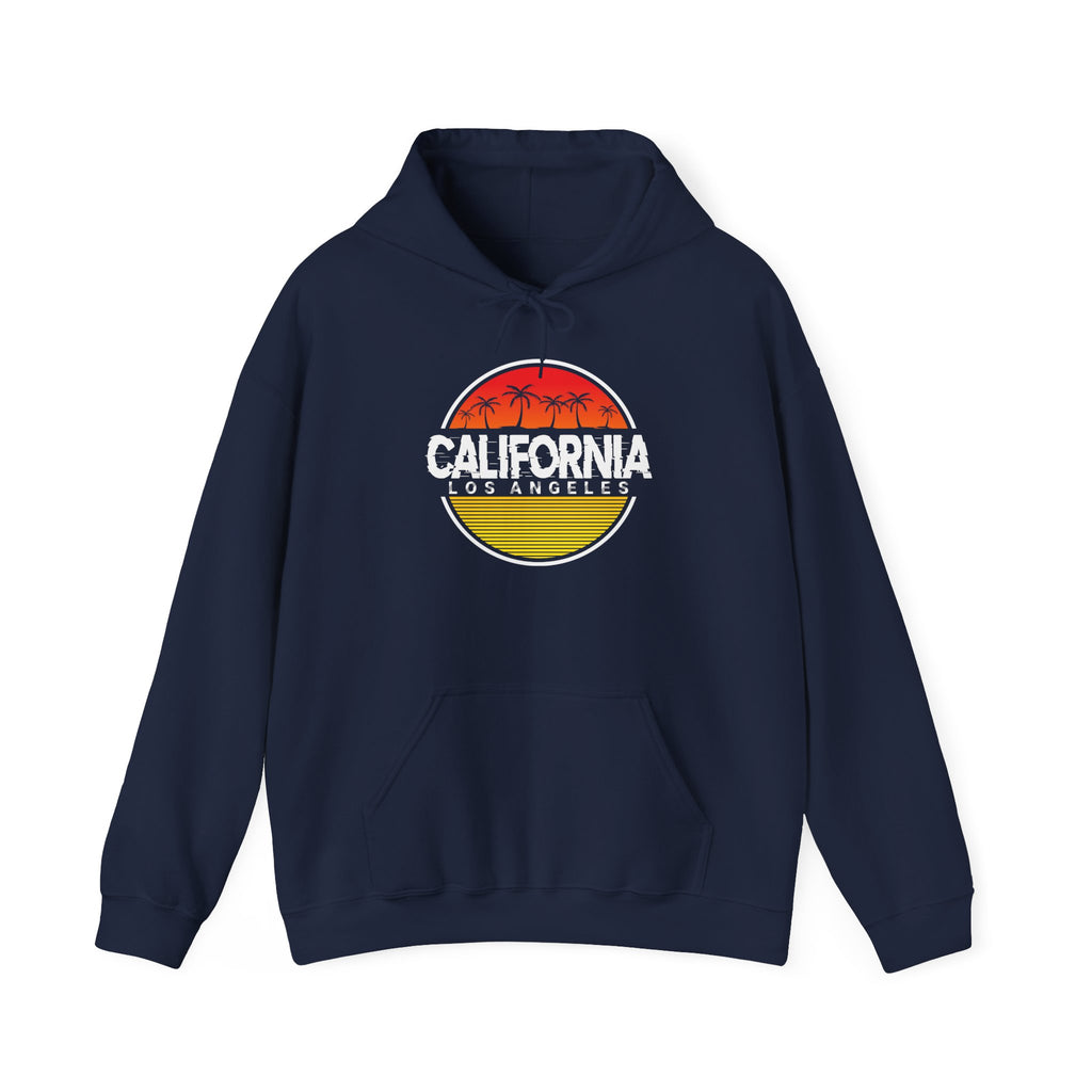 California Sunset Hoodie, Unisex Sweatshirt, Cozy California Vibes, Los Angeles Apparel, Gift for Him/Her, Casual Wear - TINMICO