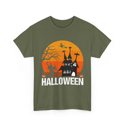 Halloween Themed Unisex Tee, Spooky Cotton Shirt, Halloween Costume Top, Fall Festival Apparel, Trick or Treat Tee - TINMICO