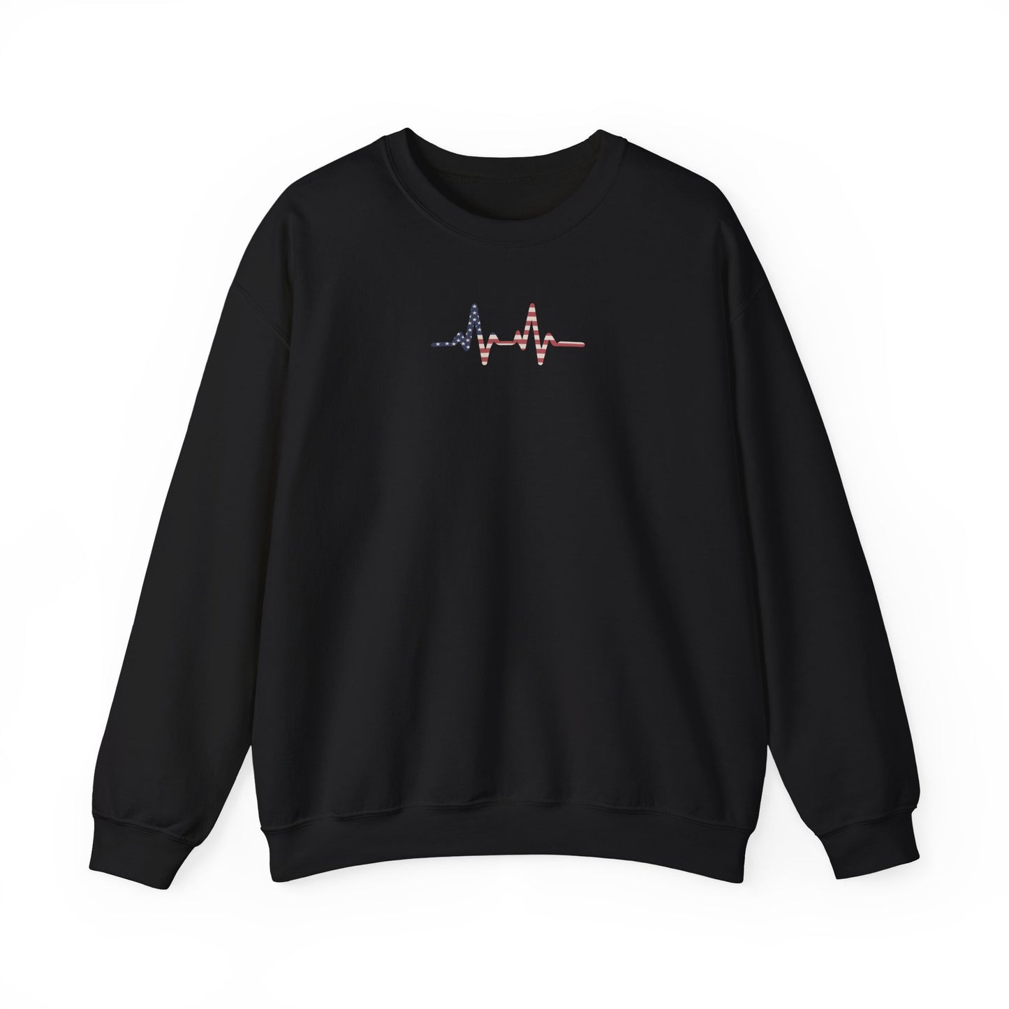 Heartbeat ECG Unisex Sweatshirt, Cozy Crewneck for Medical Professionals, Gift for Nurses, Heart Health Awareness, Casual Fall Wear - TINMICO