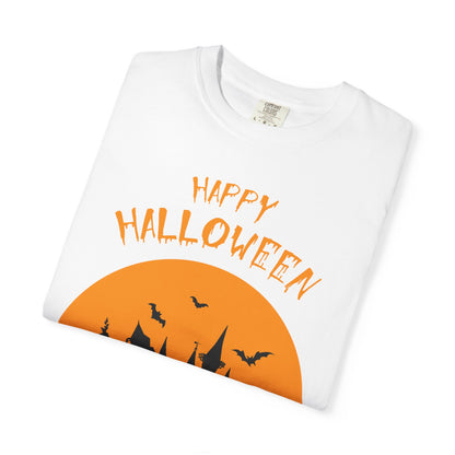 Halloween Graphic T-shirt, Spooky Tee for Trick or Treat, Unisex T-shirt for Fall Celebrations, Halloween Party Shirt, Cozy Casual Wear - TINMICO