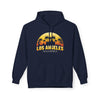 California Sunset Hoodie, Los Angeles Fleece Sweatshirt, Beach Vibes Fashion, Travel Gift, Summer Casual Wear - TINMICO