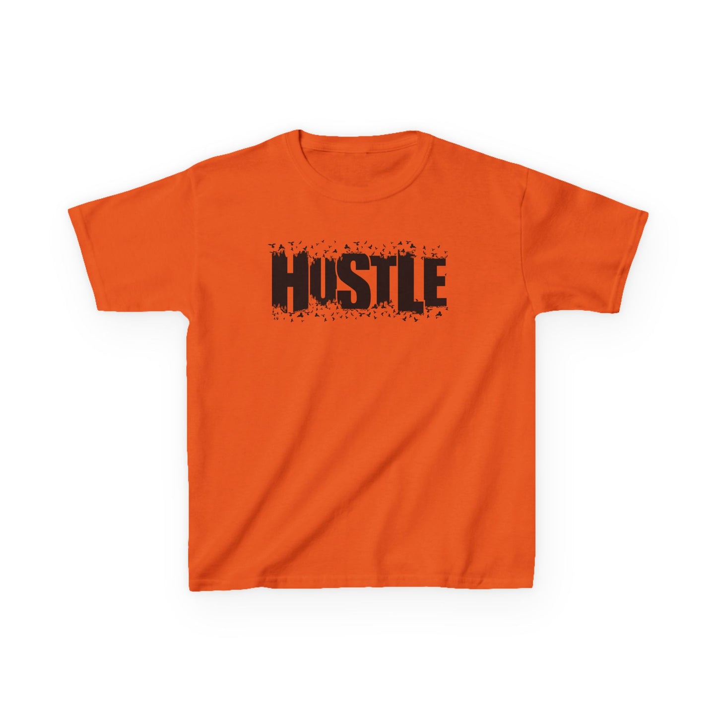 Hustle Kids Tee, Motivational Youth Shirt, Boys and Girls Tee, Active Wear, Trendy Kids Clothing - TINMICO