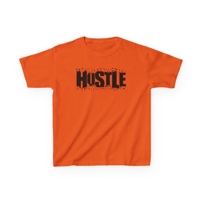 Hustle Kids Tee, Motivational Youth Shirt, Boys and Girls Tee, Active Wear, Trendy Kids Clothing - TINMICO