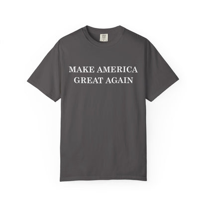 Make America Great Again Unisex Garment-Dyed T-Shirt, Casual Wear, Graphic Tee, Soft Cotton Shirt, Gift for Friends - TINMICO