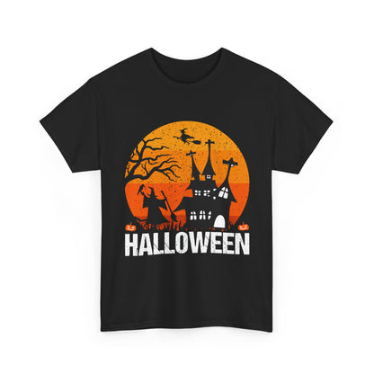 Halloween Themed Unisex Tee, Spooky Cotton Shirt, Halloween Costume Top, Fall Festival Apparel, Trick or Treat Tee - TINMICO