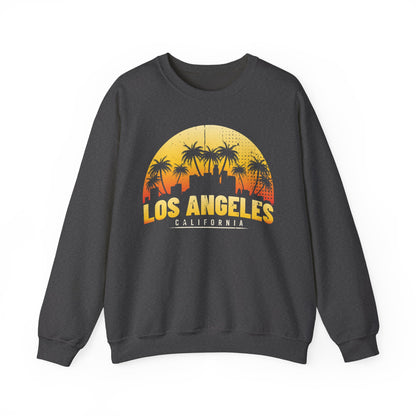 Los Angeles Sweater, California Crewneck, Urban Style Sweatshirt, Travel Gift, Cozy Apparel for Any Occasion - TINMICO