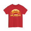 Los Angeles Sunset Graphic Tee | Unisex Heavy Cotton Shirt, California Style T-Shirt, Summer Outfit, Presentation Gift, Music Festival Top - TINMICO