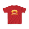 Kids Los Angeles Sunset Tee | Fun Summer Shirt, Children's Apparel, Casual Wear, Gift for Kids, California Themed Clothing - TINMICO