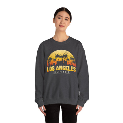 Los Angeles Sweater, California Crewneck, Urban Style Sweatshirt, Travel Gift, Cozy Apparel for Any Occasion - TINMICO