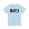 Hustle Unisex Heavy Cotton Tee, Motivational T-Shirt, Fitness Apparel, Trendy Gift, Everyday Casual Wear - TINMICO