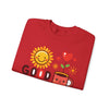 Good Morning Sun & Heart Sweatshirt, Cozy Gift for Friends, Cute Sweatshirt for Fall, Fun Layer for Coffee Lovers, Positive Vibes Apparel - TINMICO