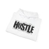 Hustle Hooded Sweatshirt, Cozy Workout Gear, Motivational Apparel, Gift for Entrepreneurs, Stylish Casual Wear - TINMICO