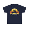 Los Angeles Sunset Graphic Tee | Unisex Heavy Cotton Shirt, California Style T-Shirt, Summer Outfit, Presentation Gift, Music Festival Top - TINMICO