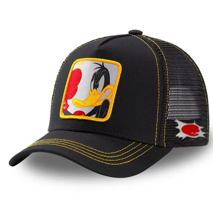 Unisex Anime Cartoon Cap High Quality Patch Draw Baseball Cap Men Trucker Hat | TINMICO - TINMICO