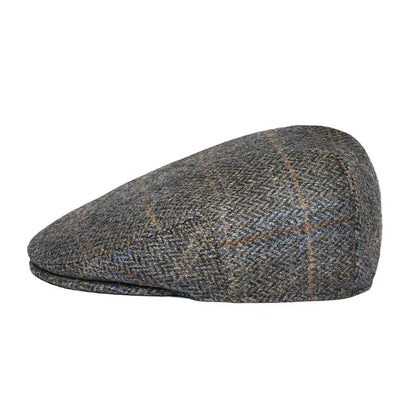 Big Size 100% Wool Ivy Cap Men Flat Caps Tweed Scally Hat -cutter Newsboy Cap Driving Hats |TINMICO - TINMICO