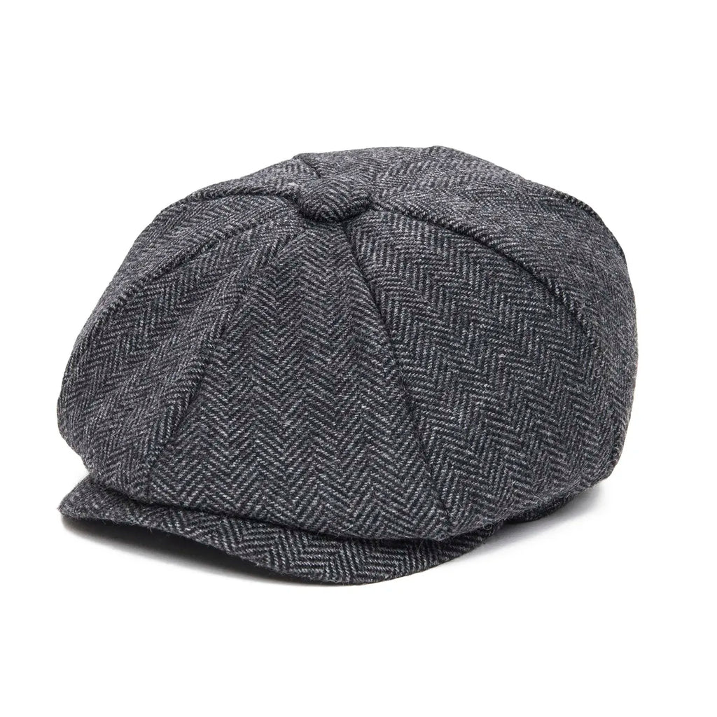 Kids Caps Small Size Boy Woolen Flat Cap Herringbone Girl Infant Toddler Youth Beret Hat for Child | TINMICO - TINMICO
