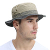 TINMICO Bucket Hats for Men Washed Cotton Outdoor Panama Hat Summer Fishing Hunting Cap UV Sun Protection Caps Panama Hat - TINMICO