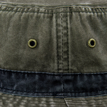 TINMICO Bucket Hats for Men Washed Cotton Outdoor Panama Hat Summer Fishing Hunting Cap UV Sun Protection Caps Panama Hat - TINMICO