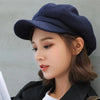 New Autumn Winter Hats for Women Solid Plain Octagonal Hat Winter Beret Women Painter Caps | TINMICO