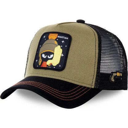 Unisex Anime Cartoon Cap High Quality Patch Draw Baseball Cap Men Trucker Hat | TINMICO - TINMICO