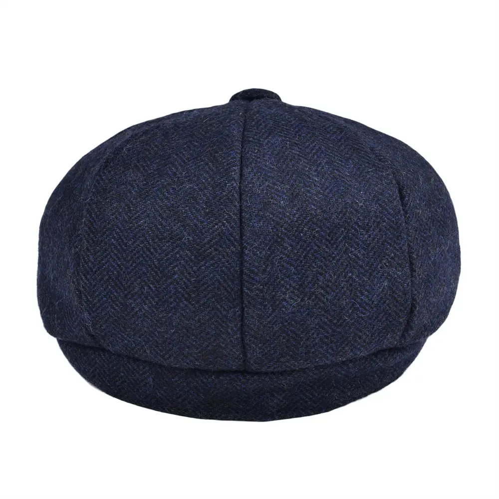 Kids Caps Small Size Boy Woolen Flat Cap Herringbone Girl Infant Toddler Youth Beret Hat for Child | TINMICO - TINMICO