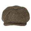 New Wool Newsboy Cap Herringbone Men British Flat Cap | TINMICO - TINMICO